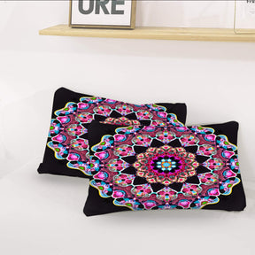 Multi Size Printed Duvet Cover Set (Double)｜Polyester - 3 - COLORFUL MANDALA