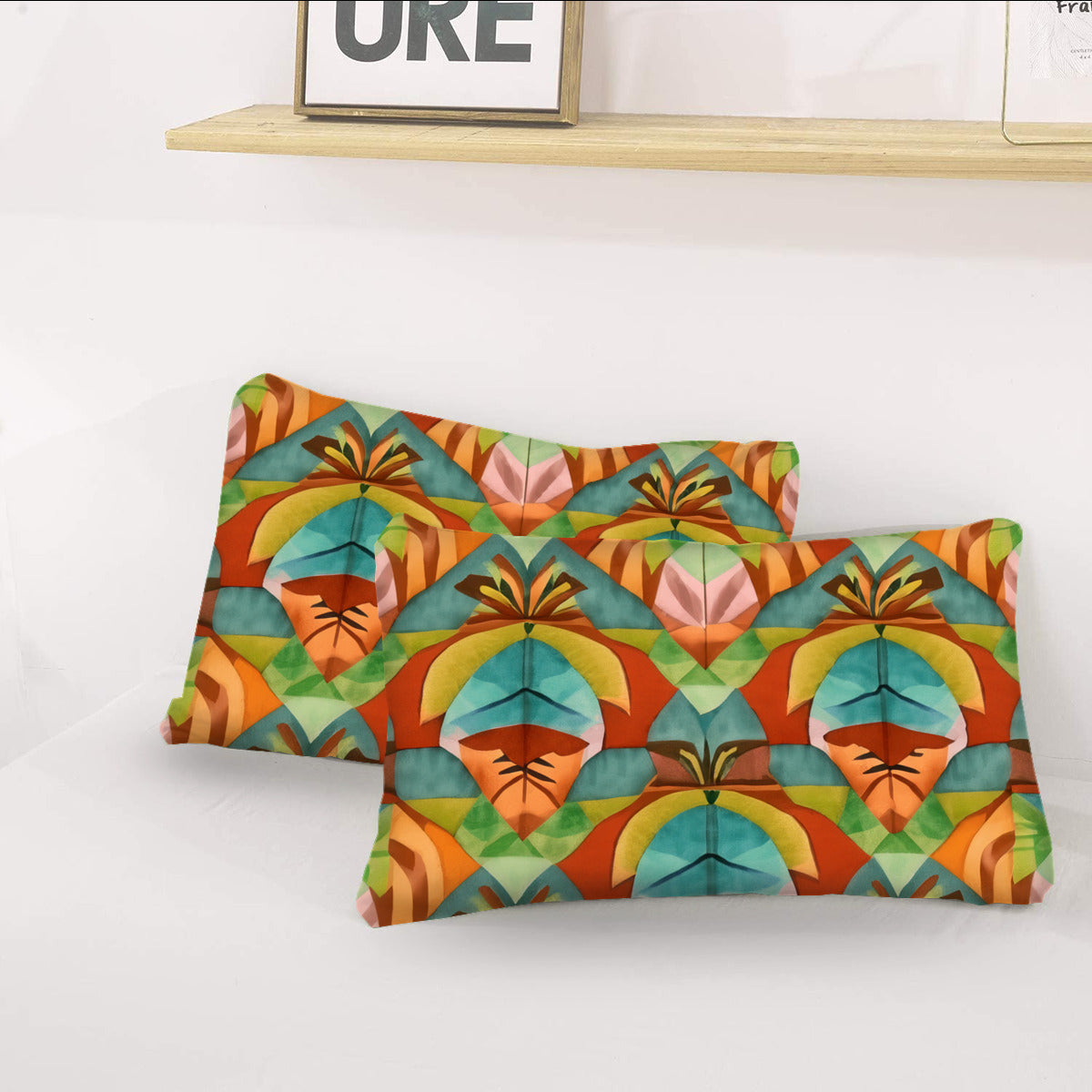 Multi Size Printed Duvet Cover Set (Double)｜Polyester - 29 - TROPICAL INSPIRED