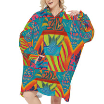 Sleeper Blanket Hoodie ｜Flannel - 15 - TROPICAL INSPIRED