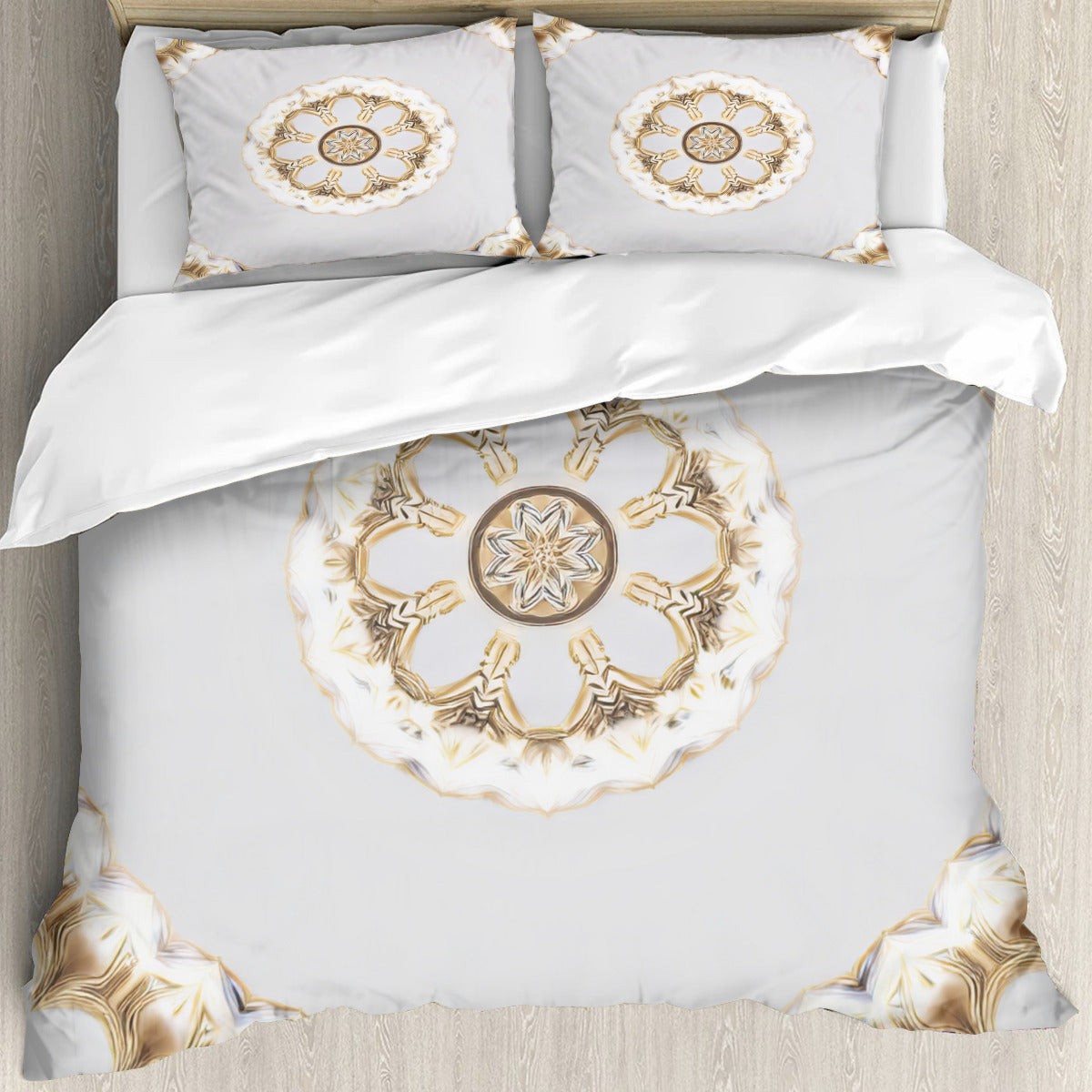 Multi Size Printed Duvet Cover Set (Double)｜Polyester - 16 - Luxx Mandala