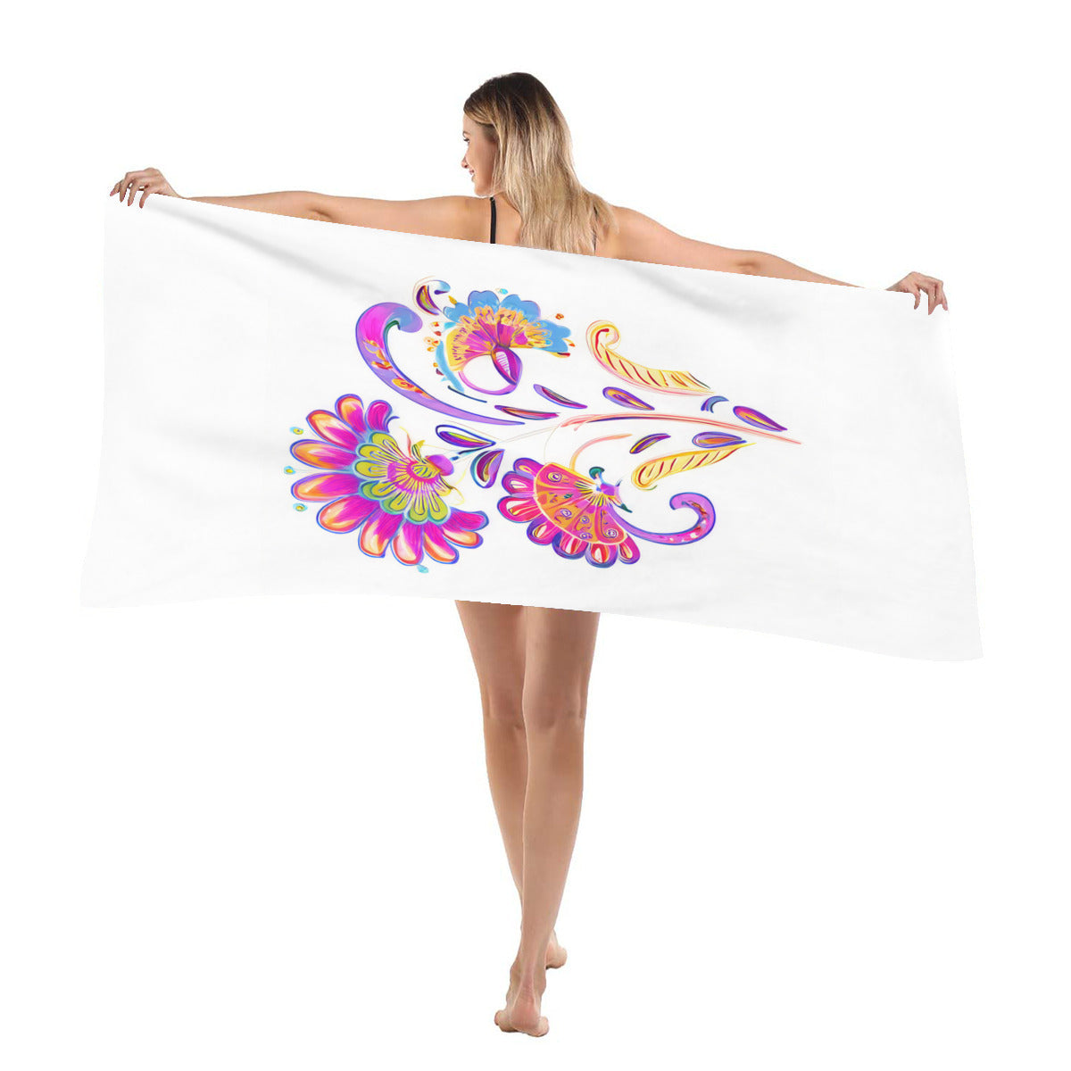 Beach towel 33×52inch｜Microfiber - 42- Spanish Designs