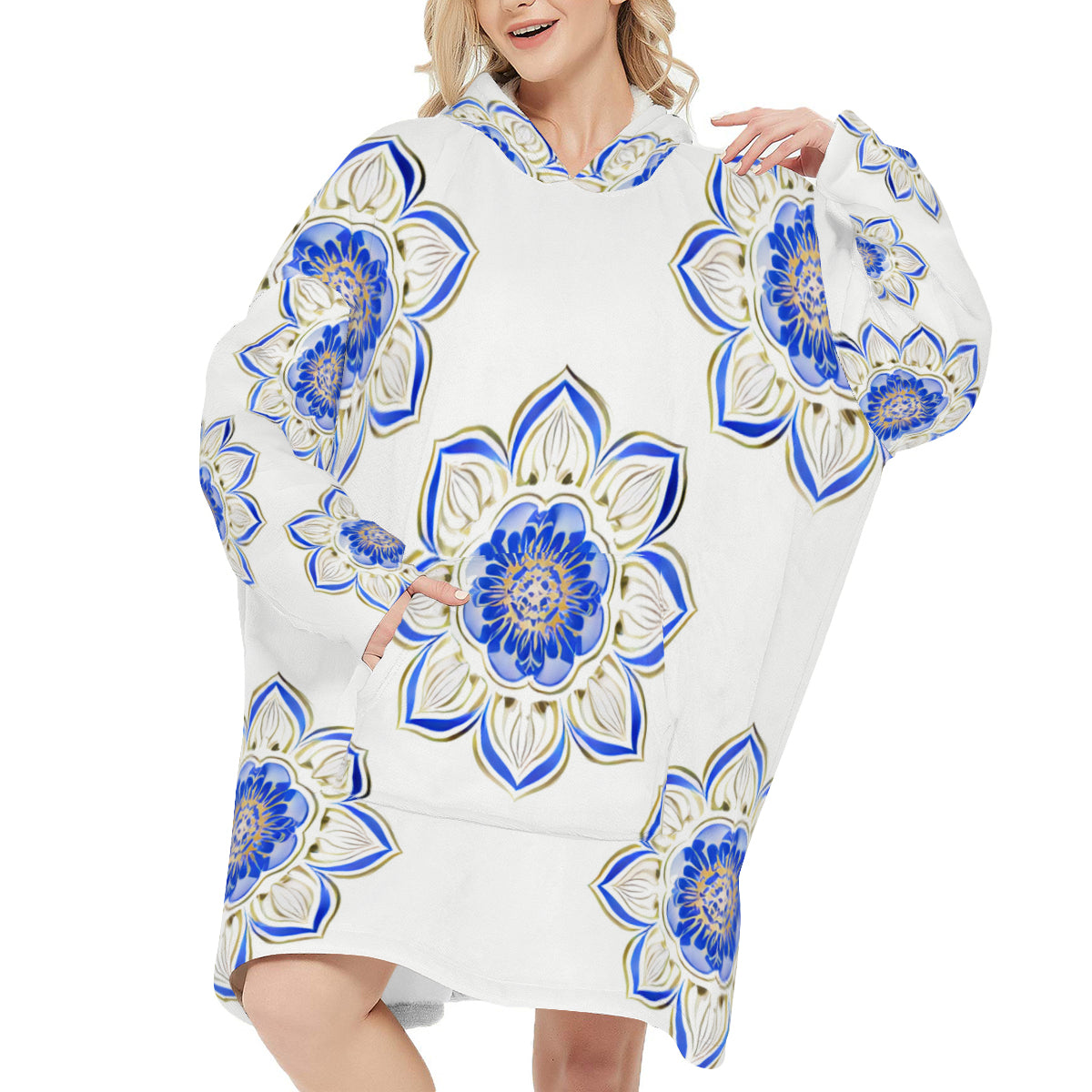 Sleeper Blanket Hoodie ｜Flannel - 14a - Luxx Mandala