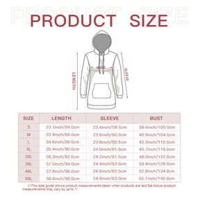 All-Over Print Women Long Sleeve Casual Hoodie Sweatshirt Dress丨 Polyester - 19- Lightning Pattern