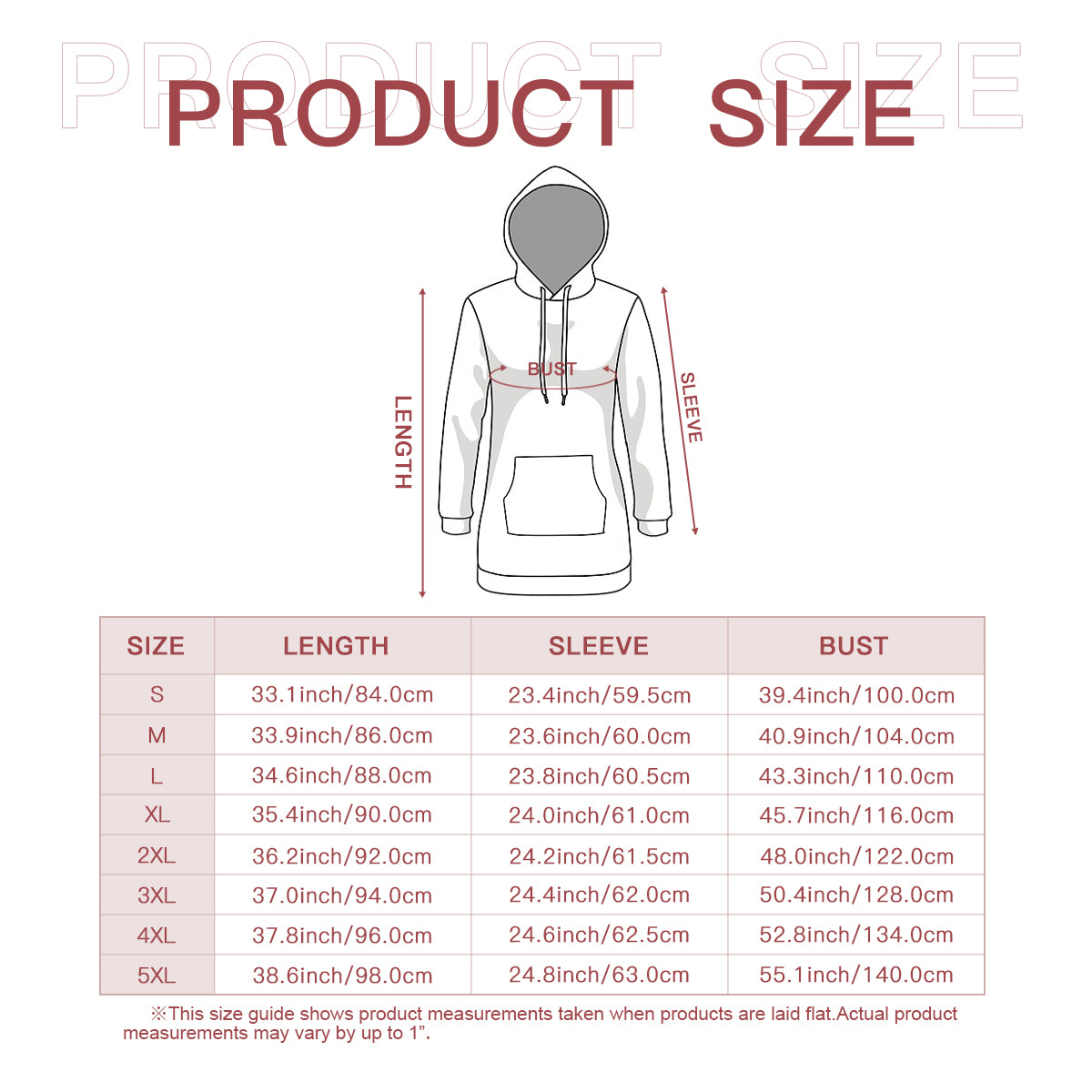 All-Over Print Women Long Sleeve Casual Hoodie Sweatshirt Dress丨 Polyester - 17 - Spanish Designs