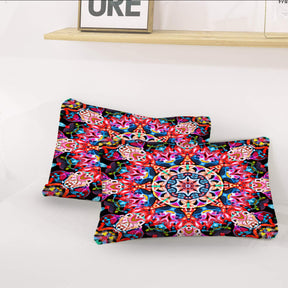 Multi Size Printed Duvet Cover Set (Double)｜Polyester - 8 - COLORFUL MANDALA