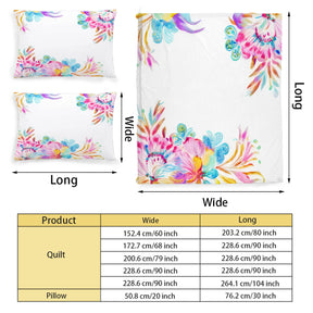 Multi Size Printed Duvet Cover Set (Double)｜Polyester - 30- Spanish Designs