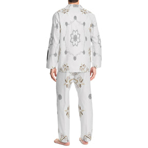 All-Over Print Adult Long-Sleeved Pajamas Set (Multi-Sided Design) |  Polyester - 17 - Luxx Mandala