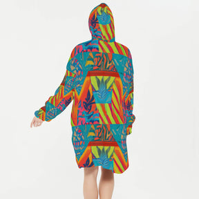 Sleeper Blanket Hoodie ｜Flannel - 15 - TROPICAL INSPIRED