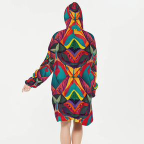 Sleeper Blanket Hoodie ｜Flannel - 1 - TROPICAL INSPIRED