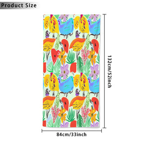 Beach towel 33×52inch｜Microfiber - 3 - Abstract Birds