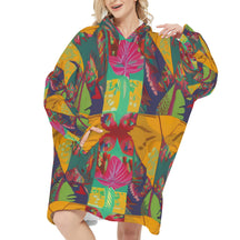 Sleeper Blanket Hoodie ｜Flannel - 13 - TROPICAL INSPIRED