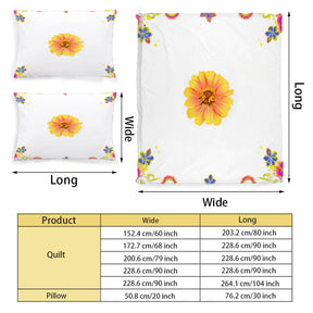 Multi Size Printed Duvet Cover Set (Double)｜Polyester - 48- Spanish Designs