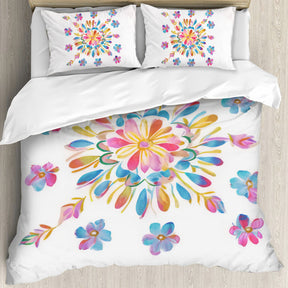 Multi Size Printed Duvet Cover Set (Double)｜Polyester - 32- Spanish Designs