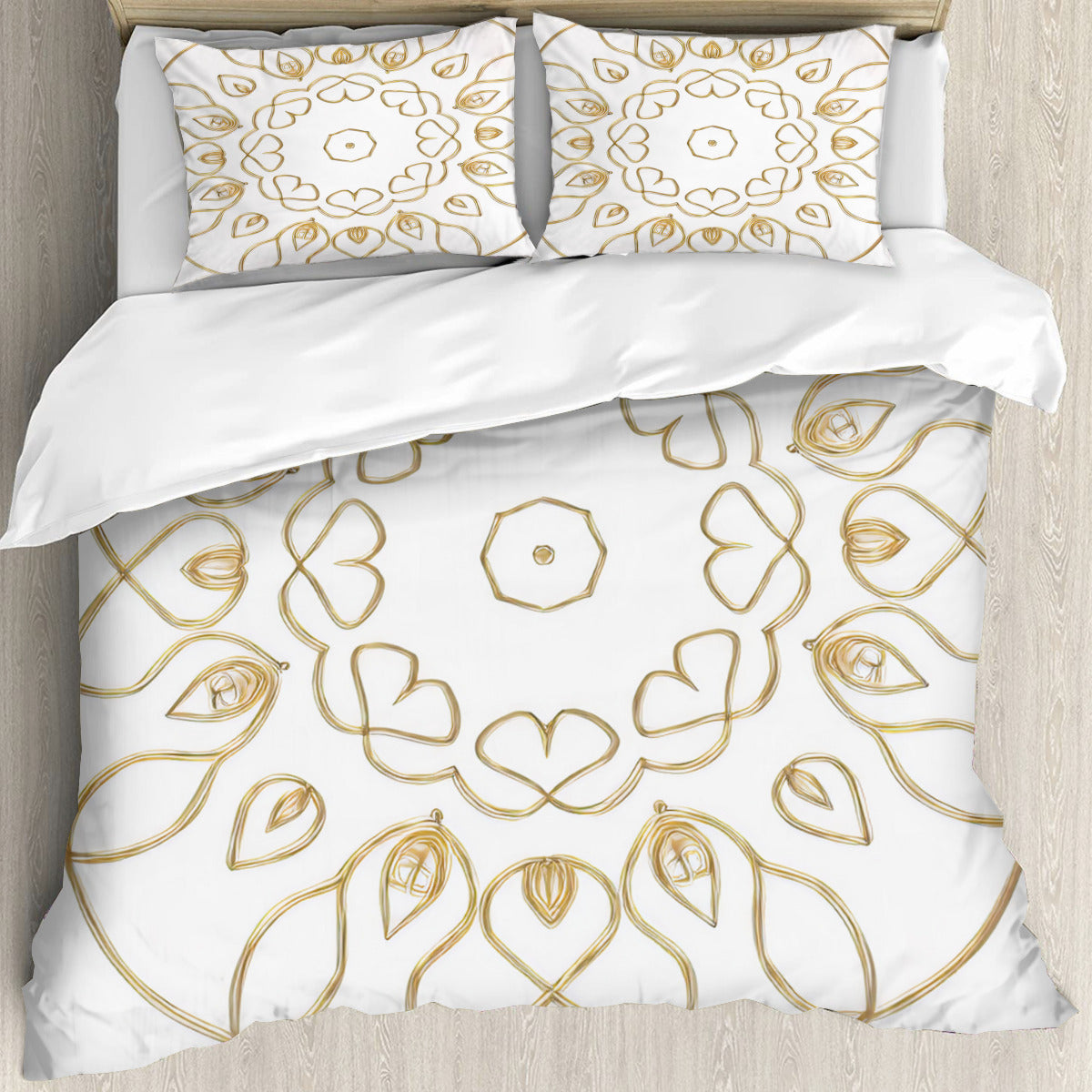 Multi Size Printed Duvet Cover Set (Double)｜Polyester - 18 - Luxx Mandala