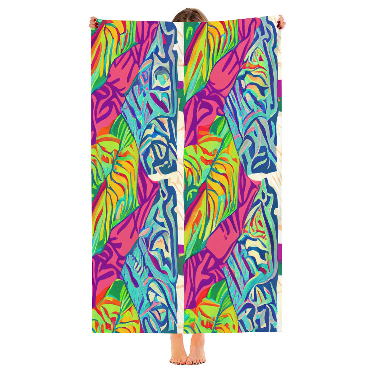 Beach towel 33×52inch｜Microfiber - 27 - TROPICAL INSPIRED