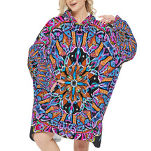 Sleeper Blanket Hoodie ｜Flannel - 2 - COLORFUL MANDALA