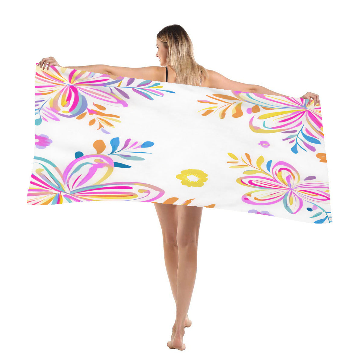 Beach towel 33×52inch｜Microfiber - 40- Spanish Designs