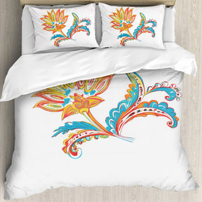 Multi Size Printed Duvet Cover Set (Double)｜Polyester - 39- Spanish Designs