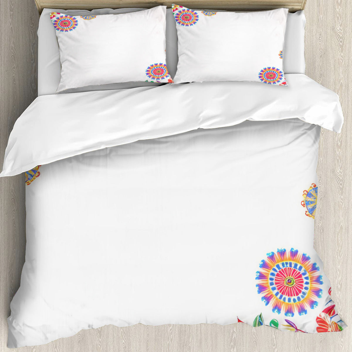 Multi Size Printed Duvet Cover Set (Double)｜Polyester - 17 - Spanish Designs