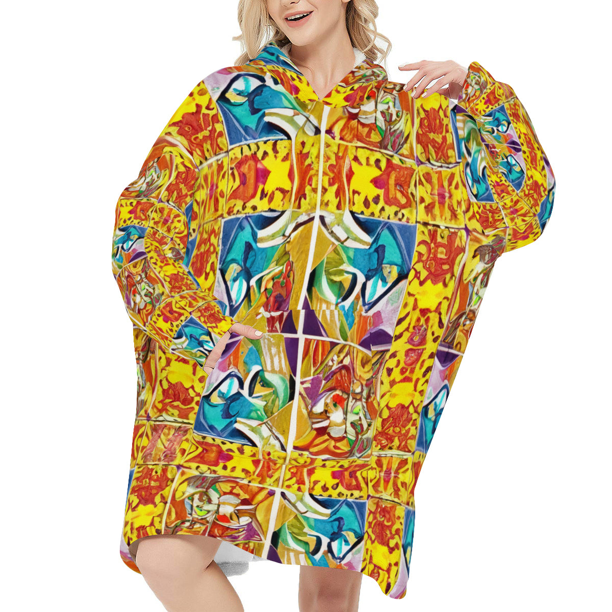 Sleeper Blanket Hoodie ｜Flannel - 9 - TROPICAL INSPIRED