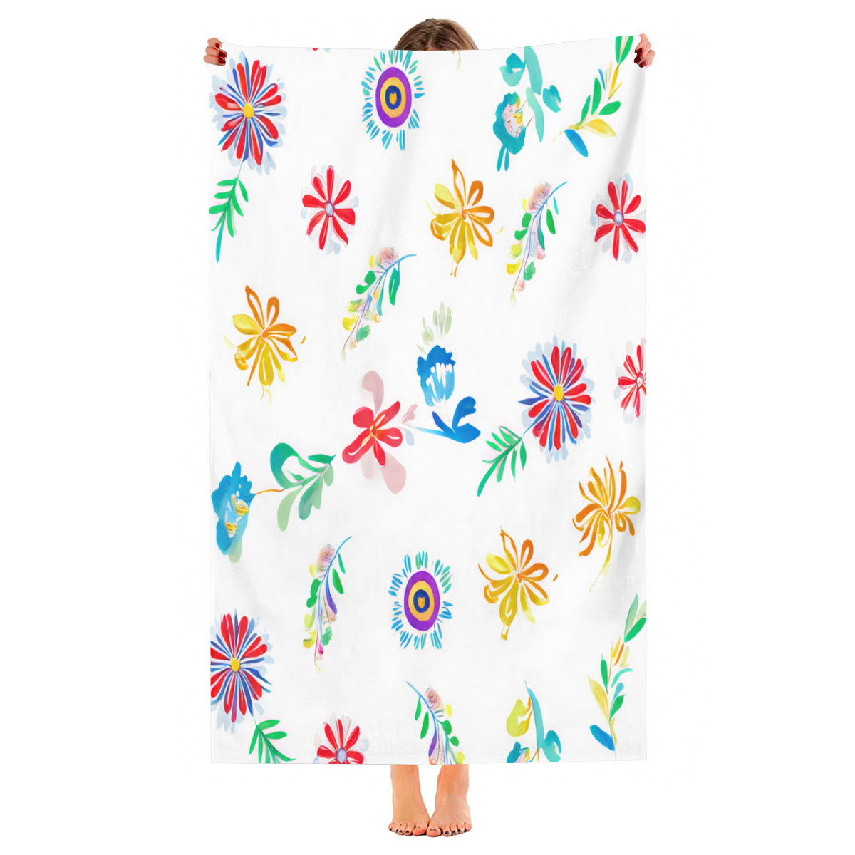 Beach towel 33×52inch｜Microfiber - 41- Spanish Designs