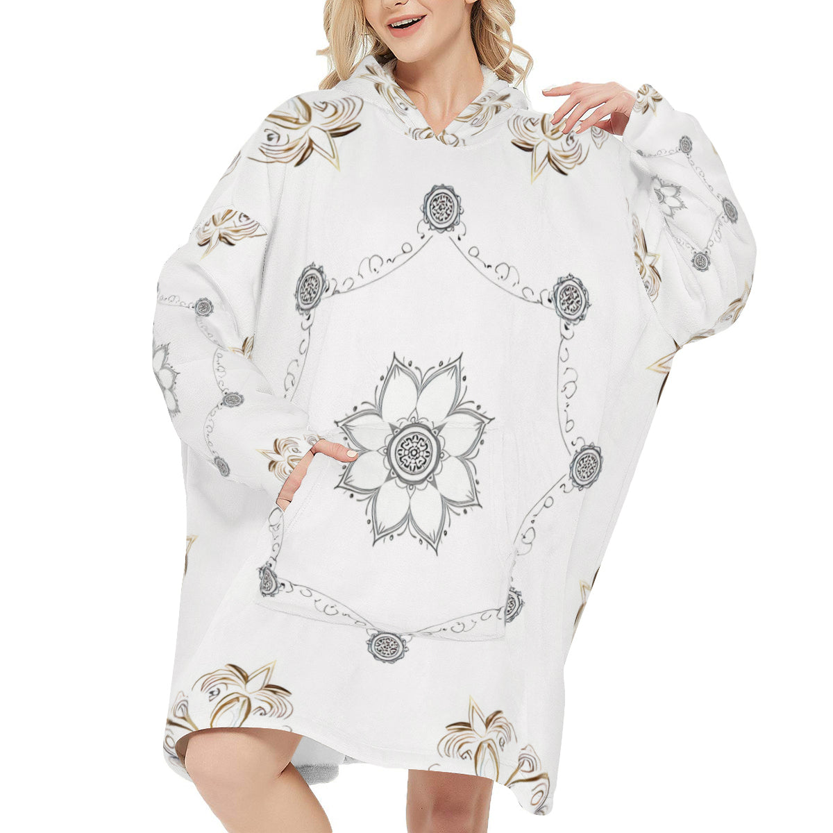 Sleeper Blanket Hoodie ｜Flannel - 17 - Luxx Mandala