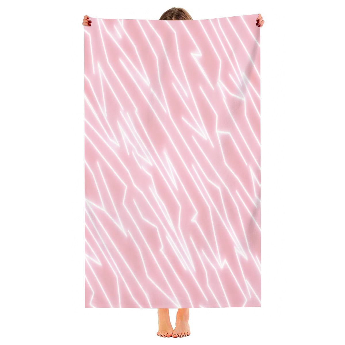 Beach towel 33×52inch｜Microfiber - 13 - Lightning Pattern