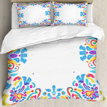 Multi Size Printed Duvet Cover Set (Double)｜Polyester - 34- Spanish Designs