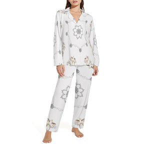 All-Over Print Adult Long-Sleeved Pajamas Set (Multi-Sided Design) |  Polyester - 17 - Luxx Mandala