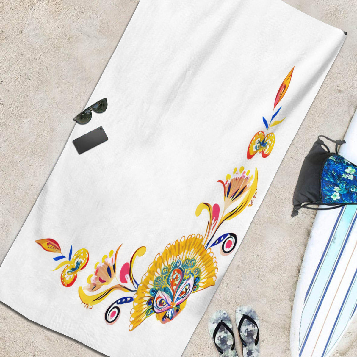 Beach towel 33×52inch｜Microfiber - 33- Spanish Designs