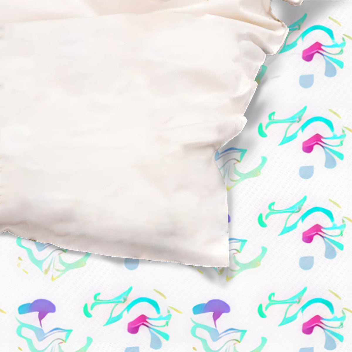 Multi Size Printed Duvet Cover Set (Double)｜Polyester - 6 - Flamingo Inspired