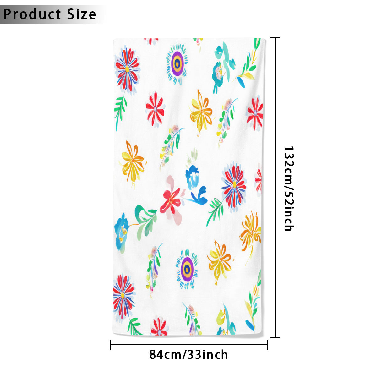 Beach towel 33×52inch｜Microfiber - 41- Spanish Designs