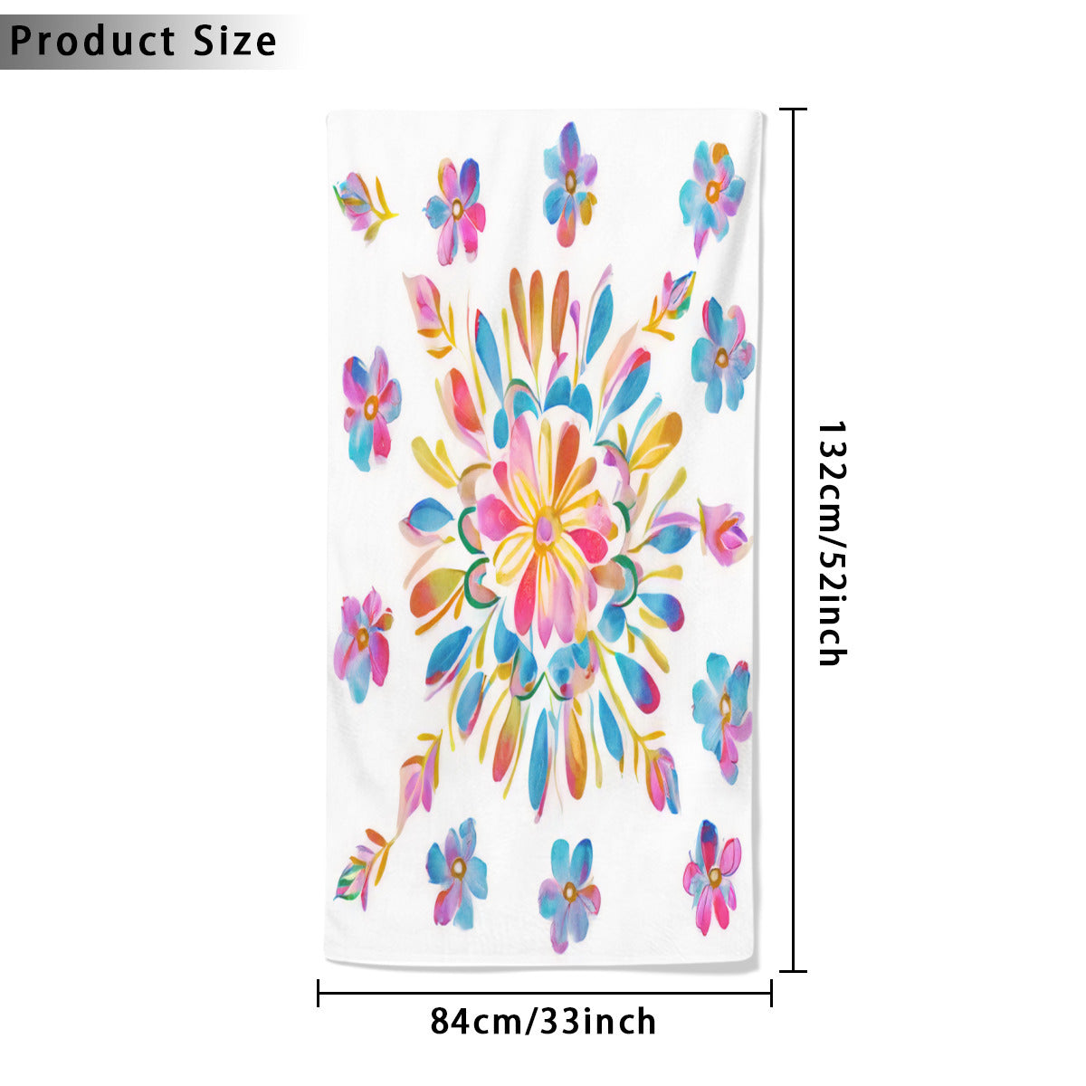 Beach towel 33×52inch｜Microfiber - 32- Spanish Designs