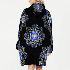 Sleeper Blanket Hoodie ｜Flannel - 14b - Luxx Mandala