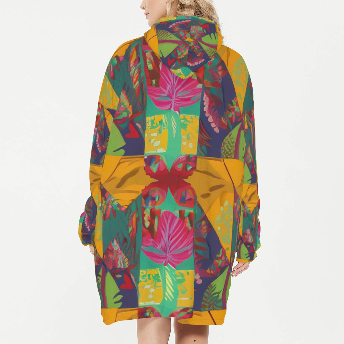 Sleeper Blanket Hoodie ｜Flannel - 13 - TROPICAL INSPIRED