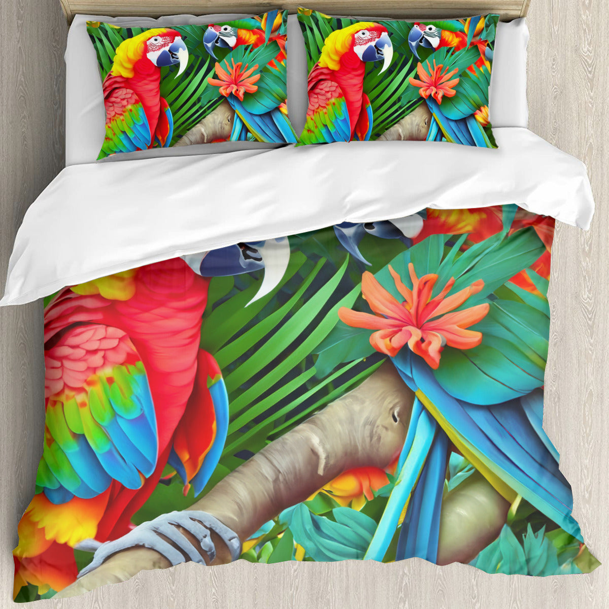 Multi Size Printed Duvet Cover Set (Double)｜Polyester - 4