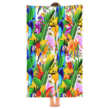 Beach towel 33×52inch｜Microfiber - 8 - Abstract Birds