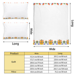 Multi Size Printed Duvet Cover Set (Double)｜Polyester - 57 - Spanish Designs