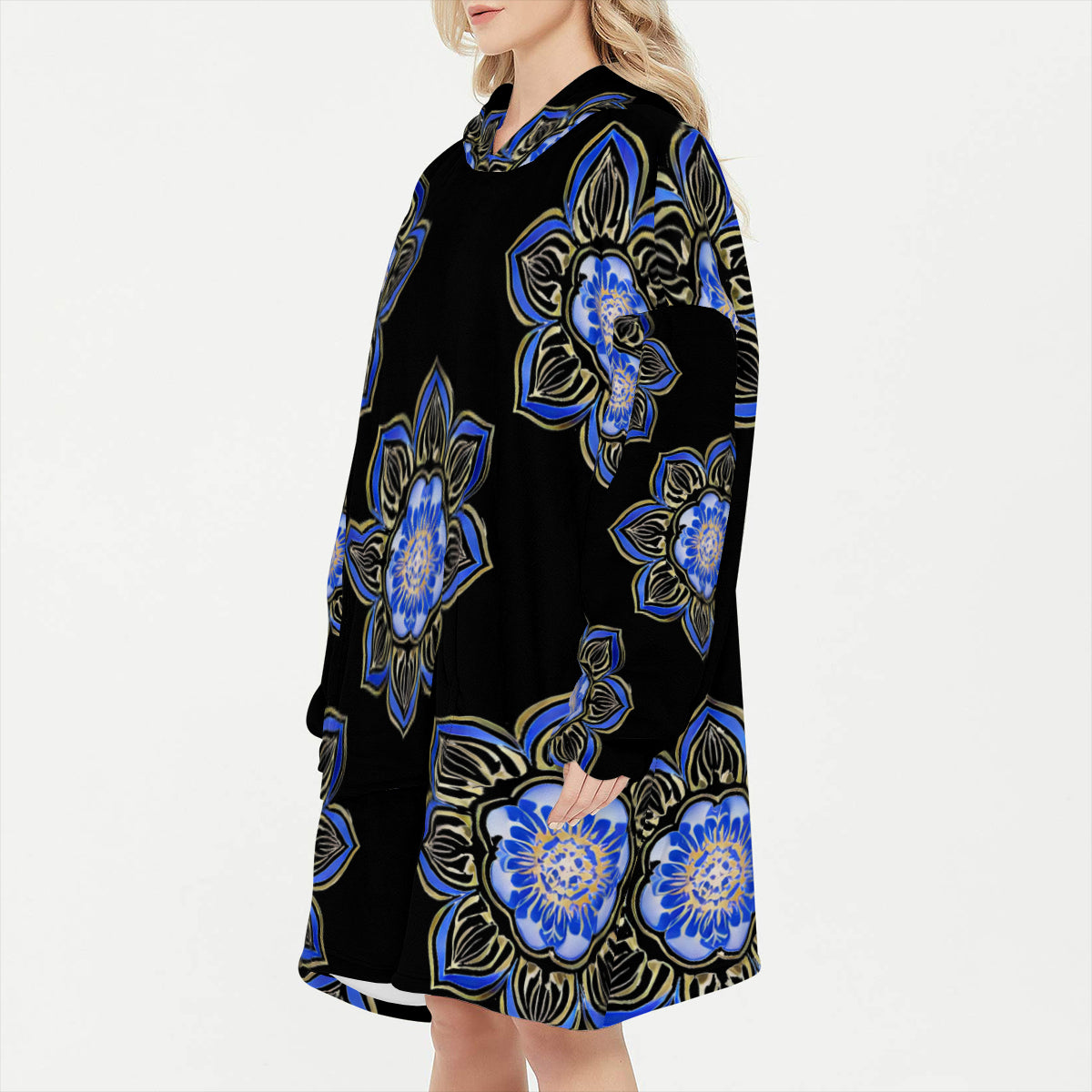 Sleeper Blanket Hoodie ｜Flannel - 14b - Luxx Mandala