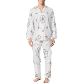 All-Over Print Adult Long-Sleeved Pajamas Set (Multi-Sided Design) |  Polyester - 17 - Luxx Mandala