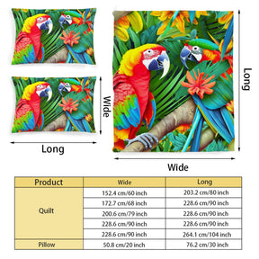 Multi Size Printed Duvet Cover Set (Double)｜Polyester - 4